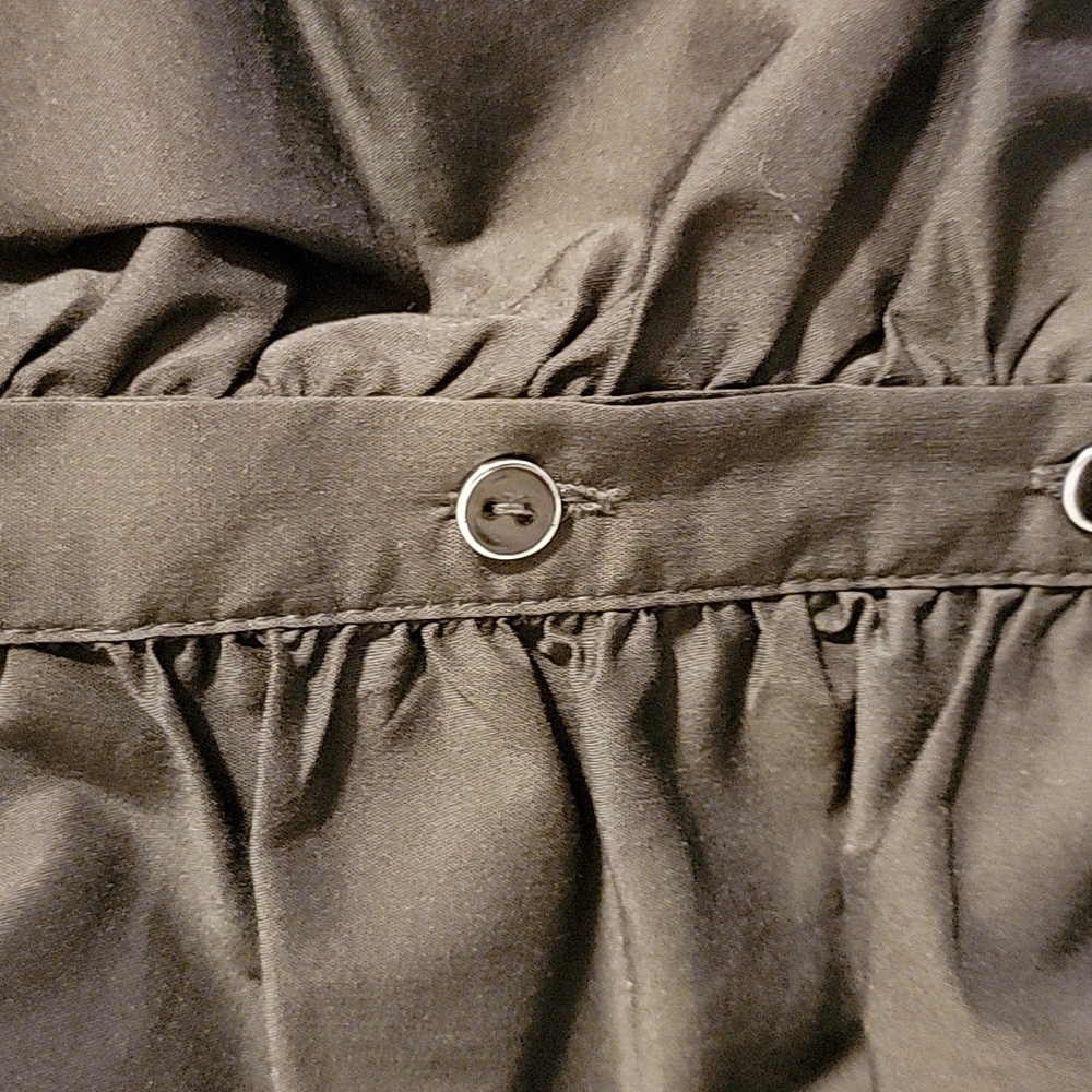 New York & Company Dark Brown Blouse - Picture 4 of 6
